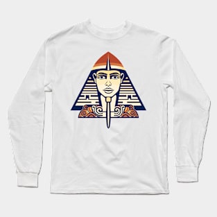 Ancient Egypt Egyptian Grandeur: Captivating Mythology in Modern Luxury Long Sleeve T-Shirt